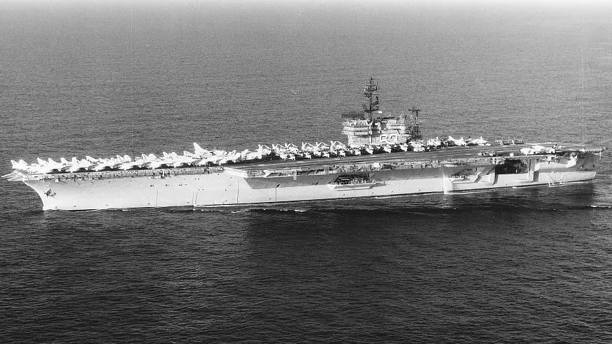 USS Kitty Hawk (CV-63) underway