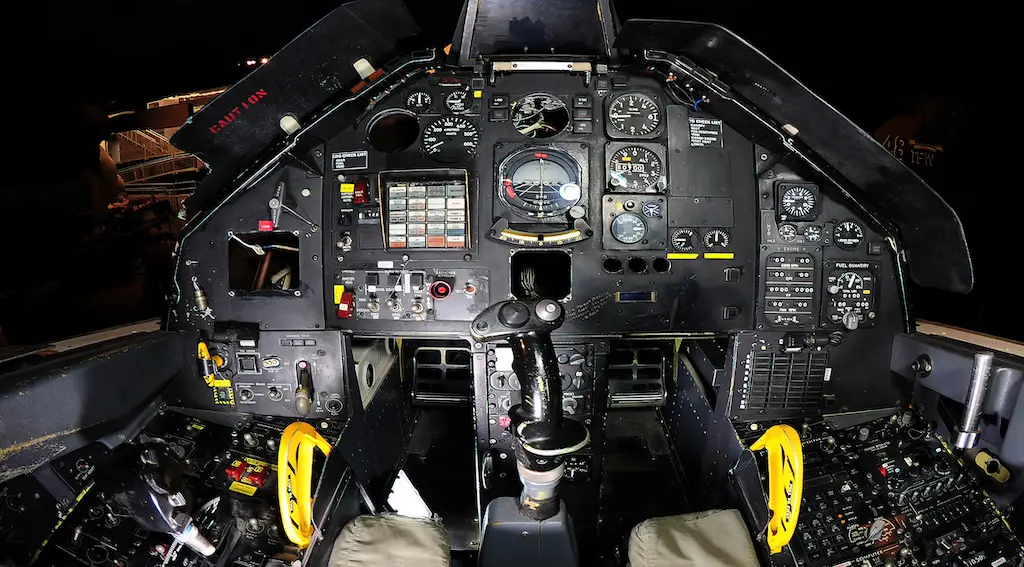 Lockheed F-117A Nighthawk cockpit