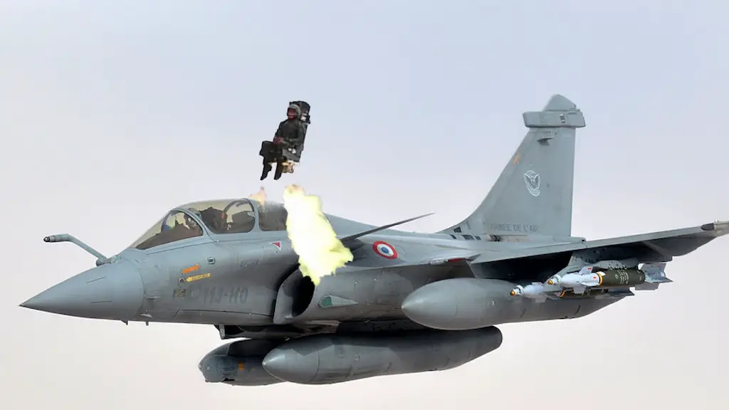 French air force Rafale-B aircraft