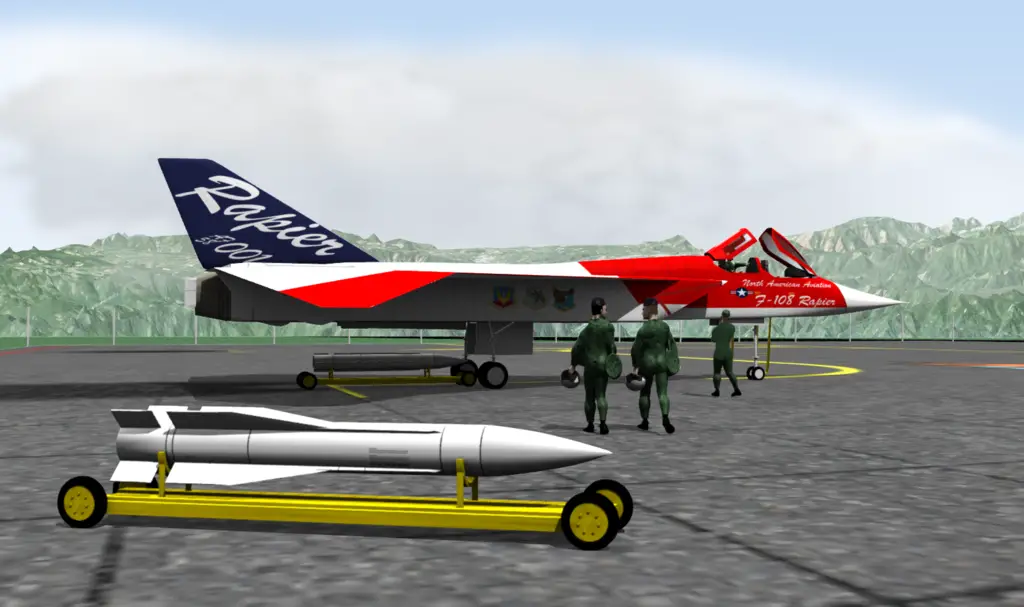 XF-108 Rapier cold war