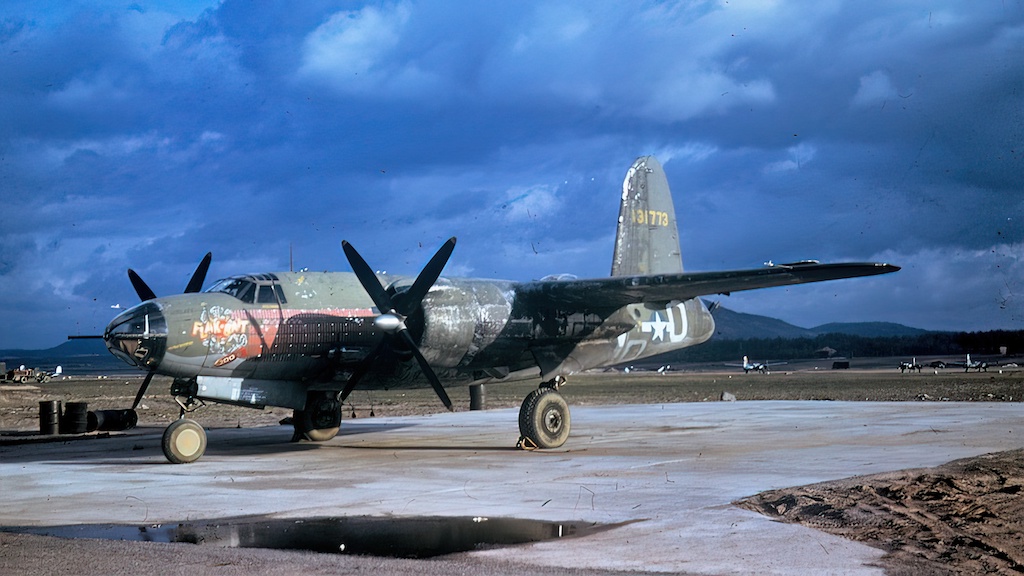B-26 Marauder (serial number 41-31773) nicknamed "Flak Bait"