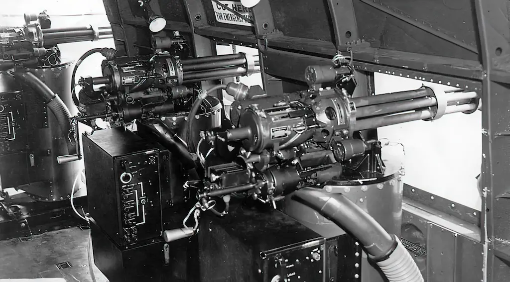 MXU-470/A minigun modules fitted to an AC-47D