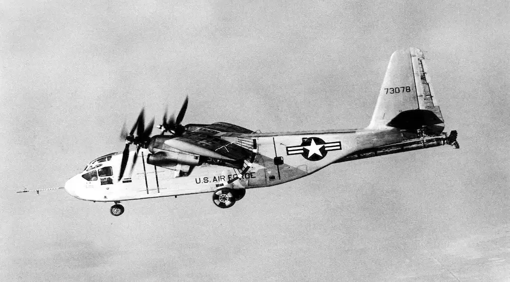 X-18 tilt wing aircraft