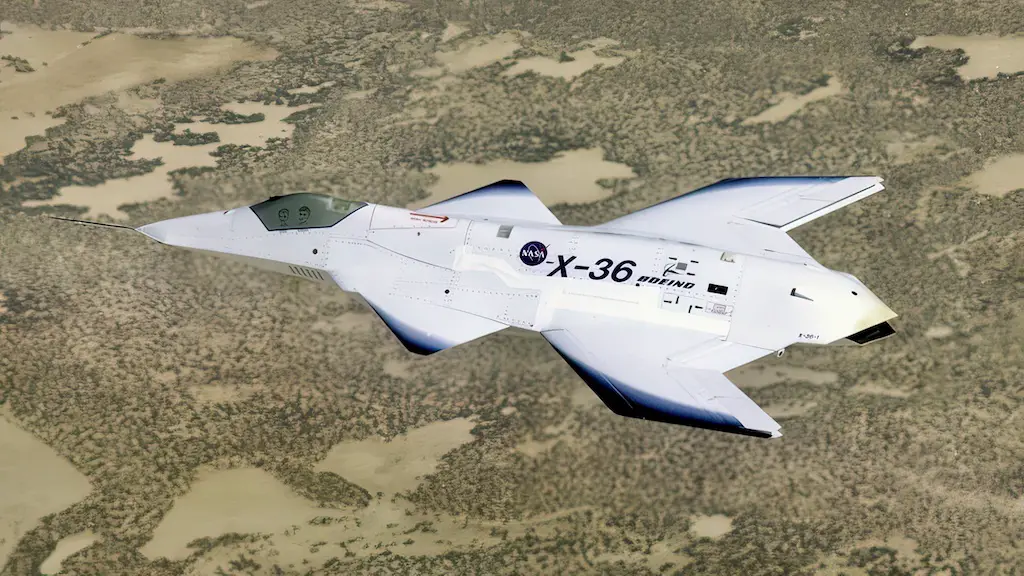 X-36 Tailless Fighter Agility Research Aircraft