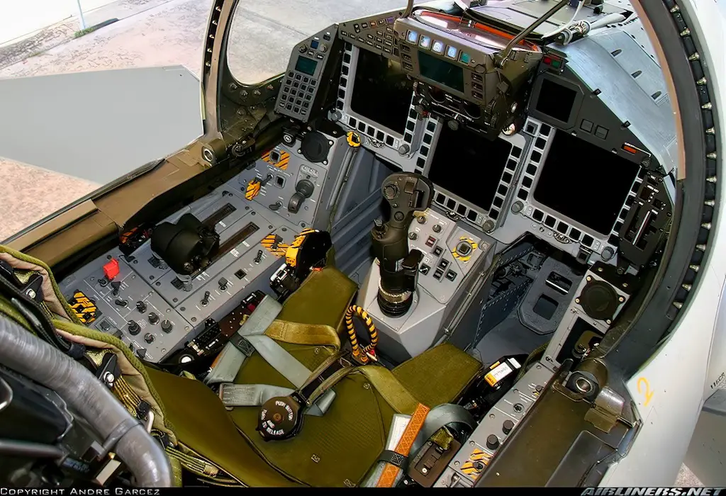 Layout of the Eurofighter cockpit