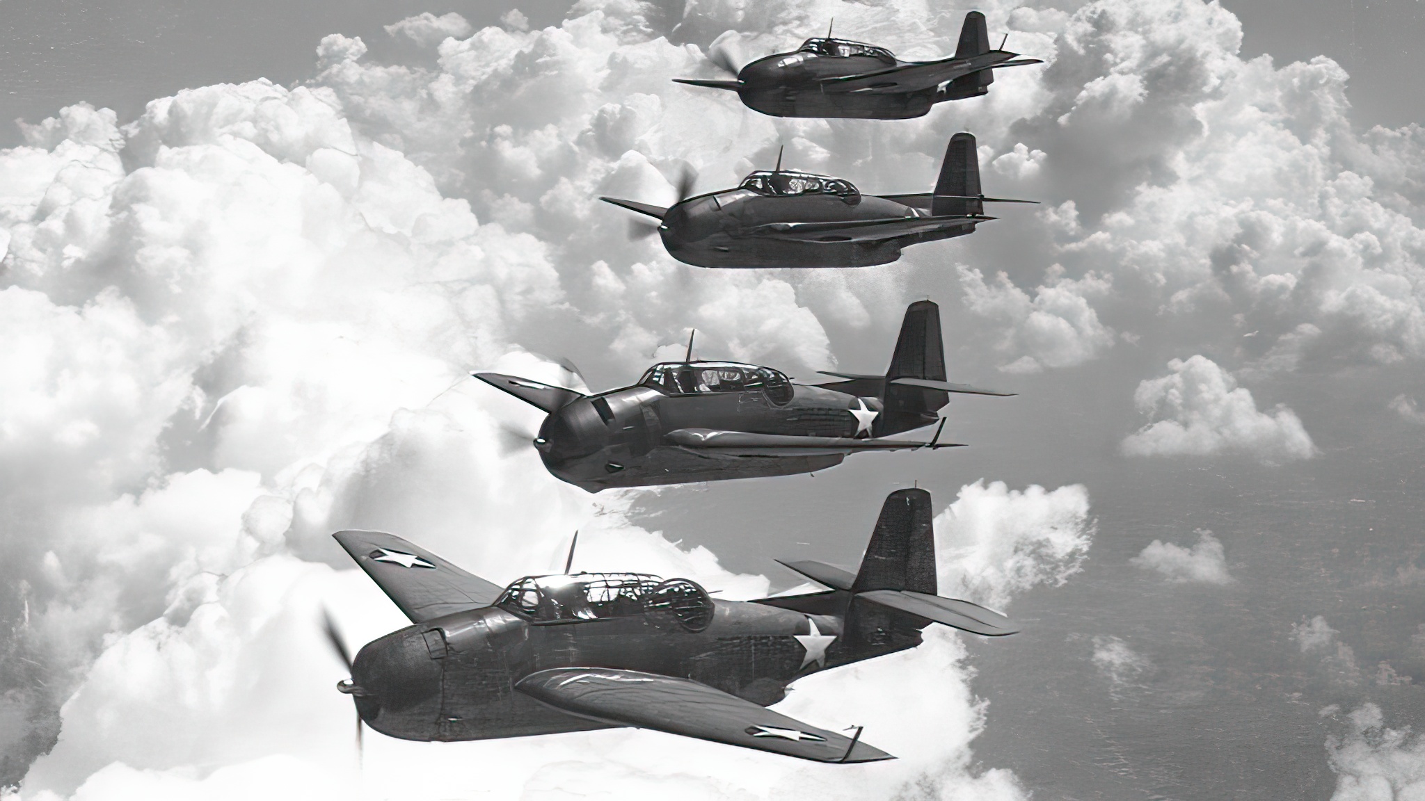 U.S. Navy Grumman TBF-1 Avengers