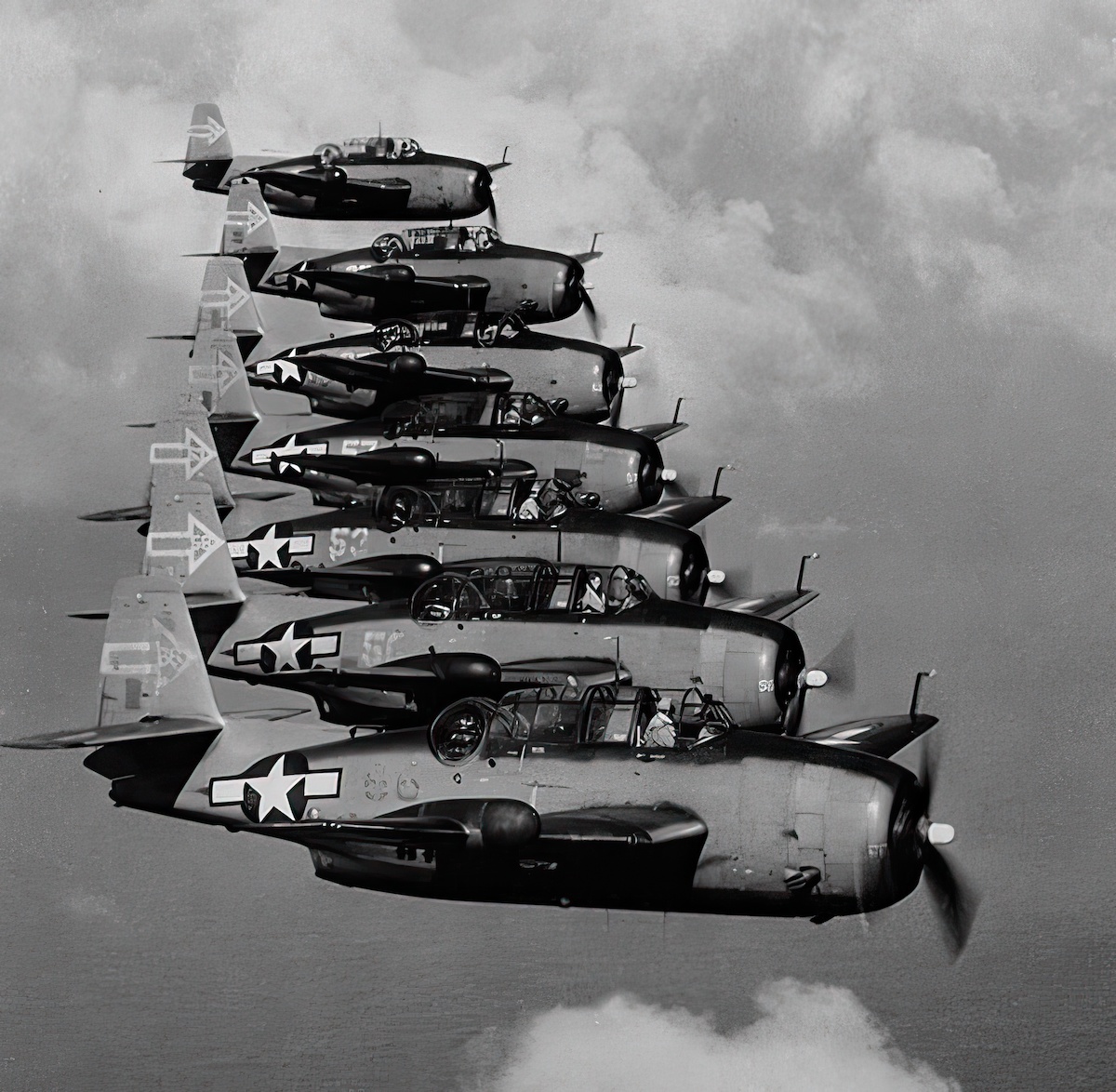 Grumman TBM-3D Avenger bombers