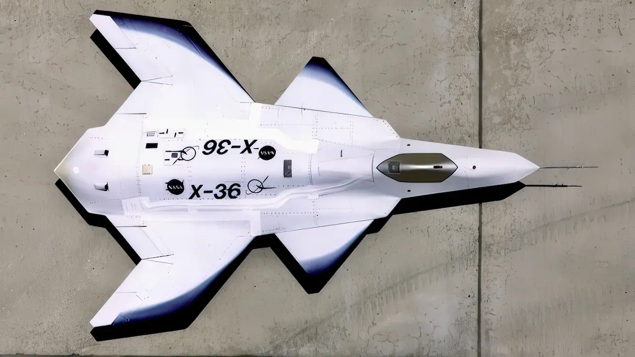 X-36 Tailless Fighter Agility Research Aircraft