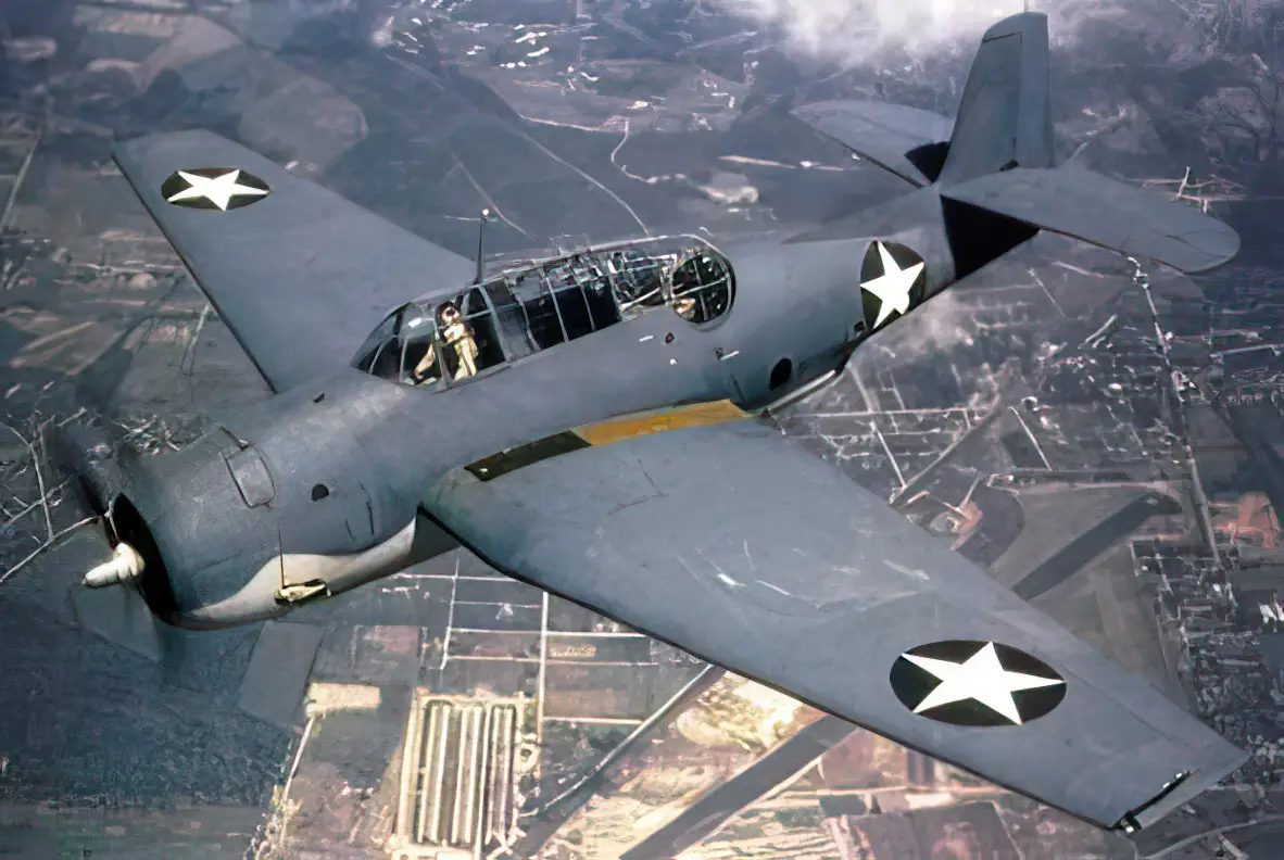 U.S. Navy Grumman TBF-1 Avenger torpedo bomber