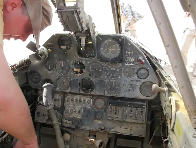 P-40 Kittyhawk cockpit