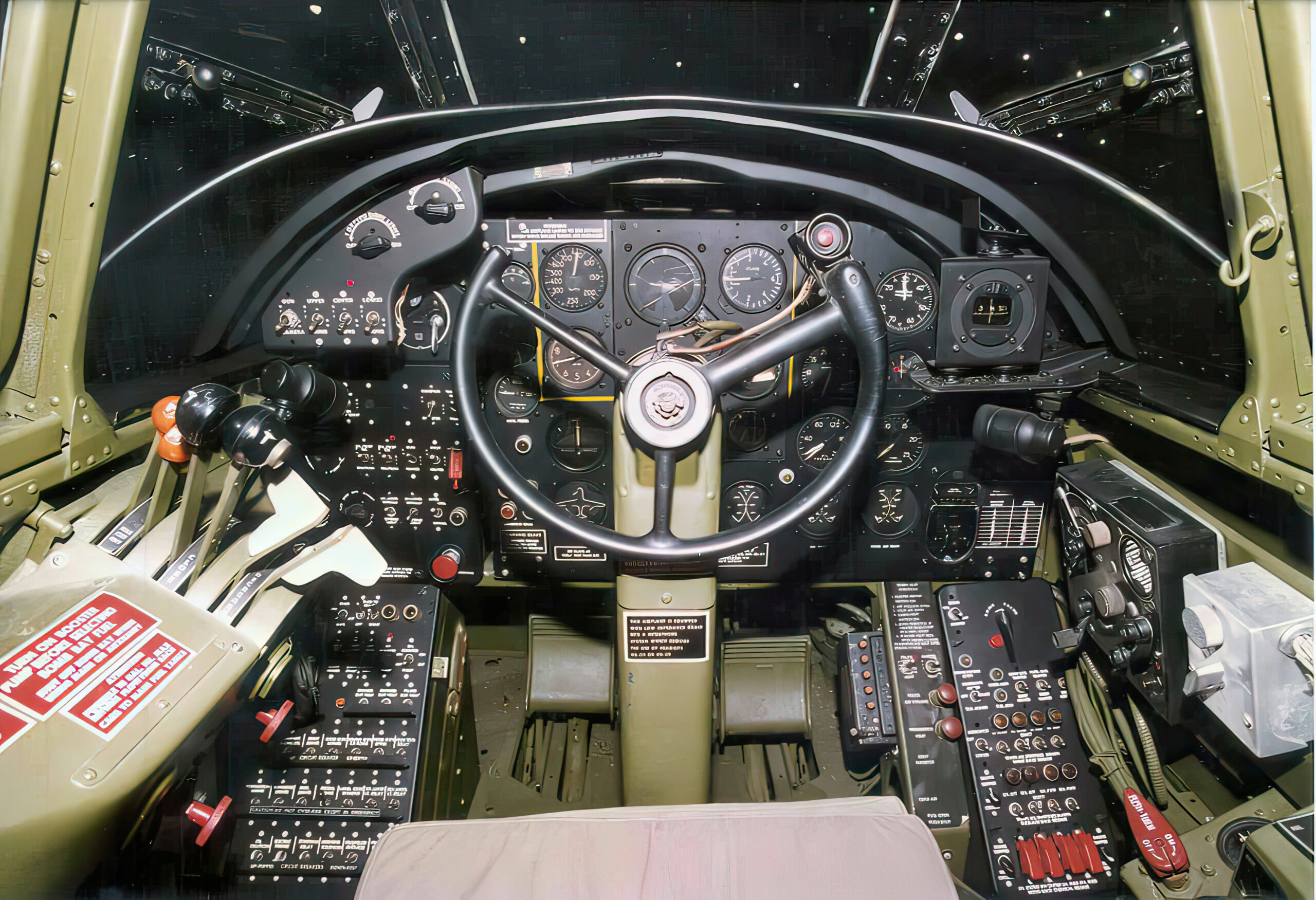 Douglas A-20G Havoc cockpit