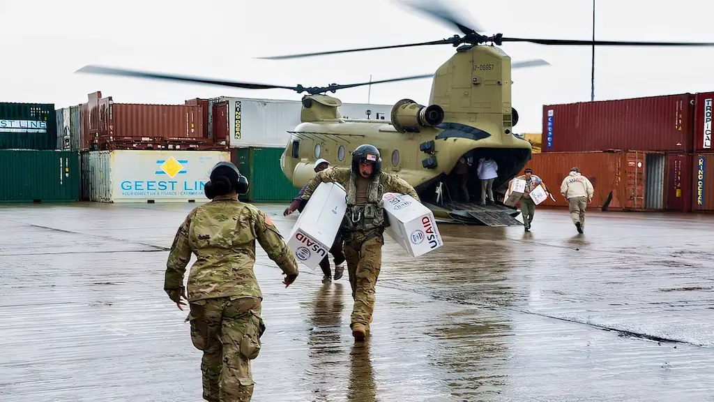 Hurricane Maria relief supplies