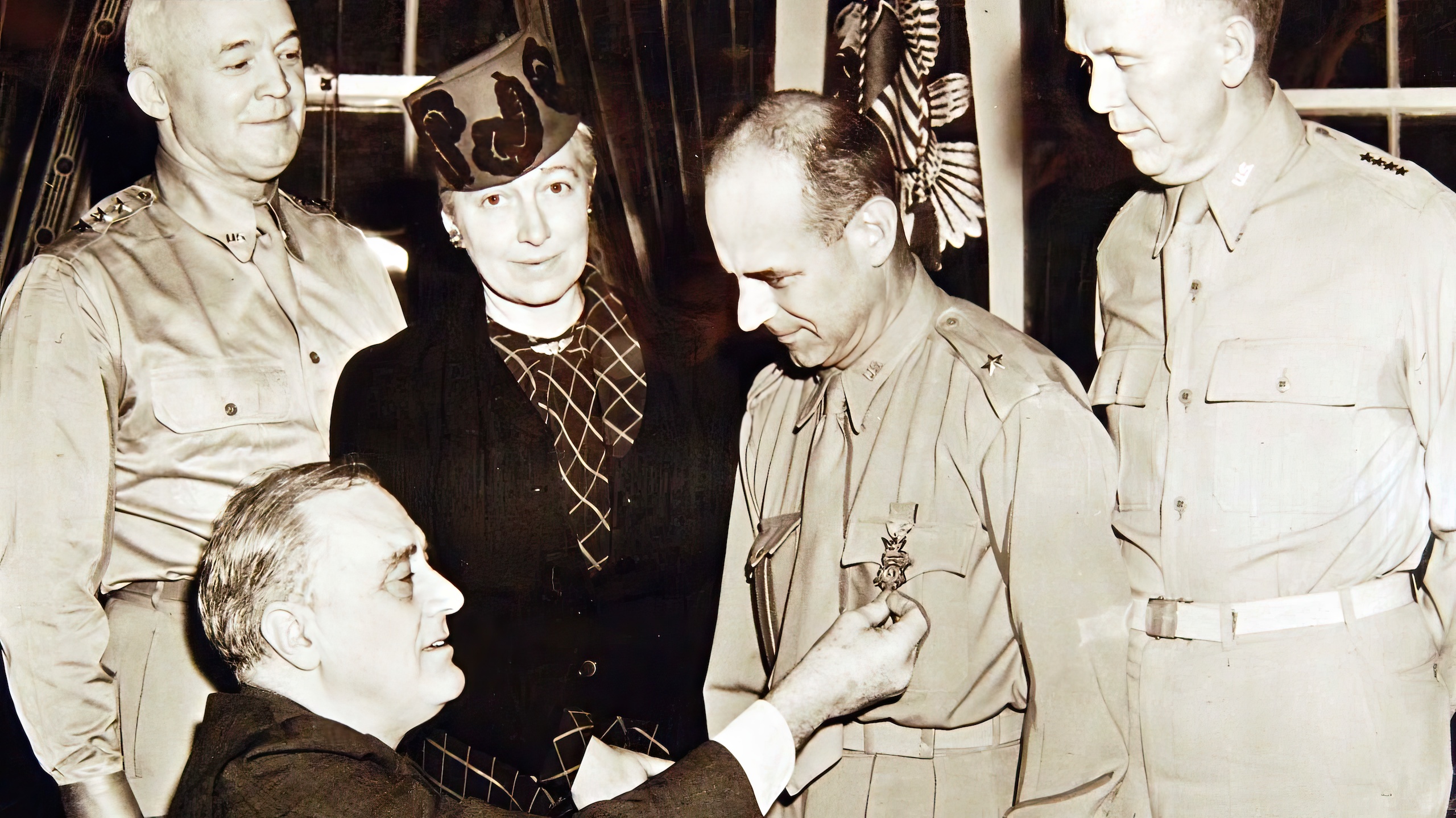 Doolittle received the Medal of Honor in 1942 from President Roosevelt
