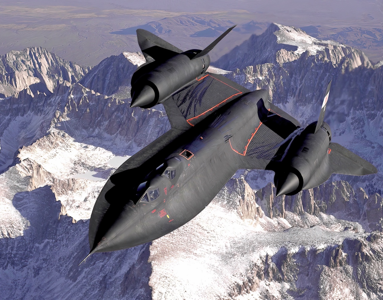  NASA Lockheed sr-71 USAF