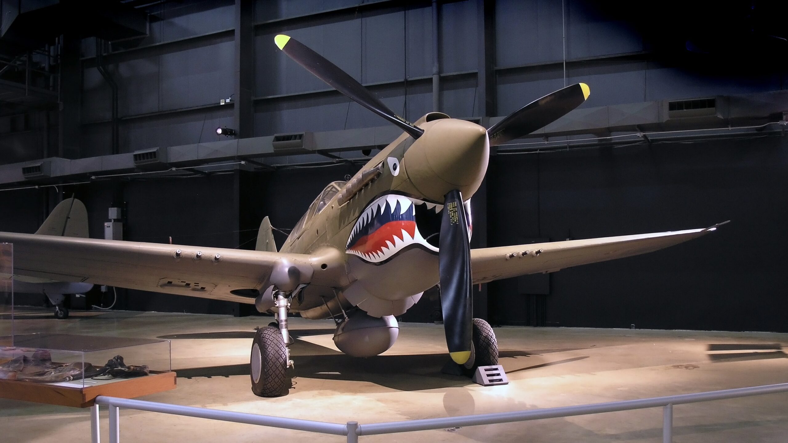 Curtiss P-40 Warhawk at the National Museum of the United States Air Force.