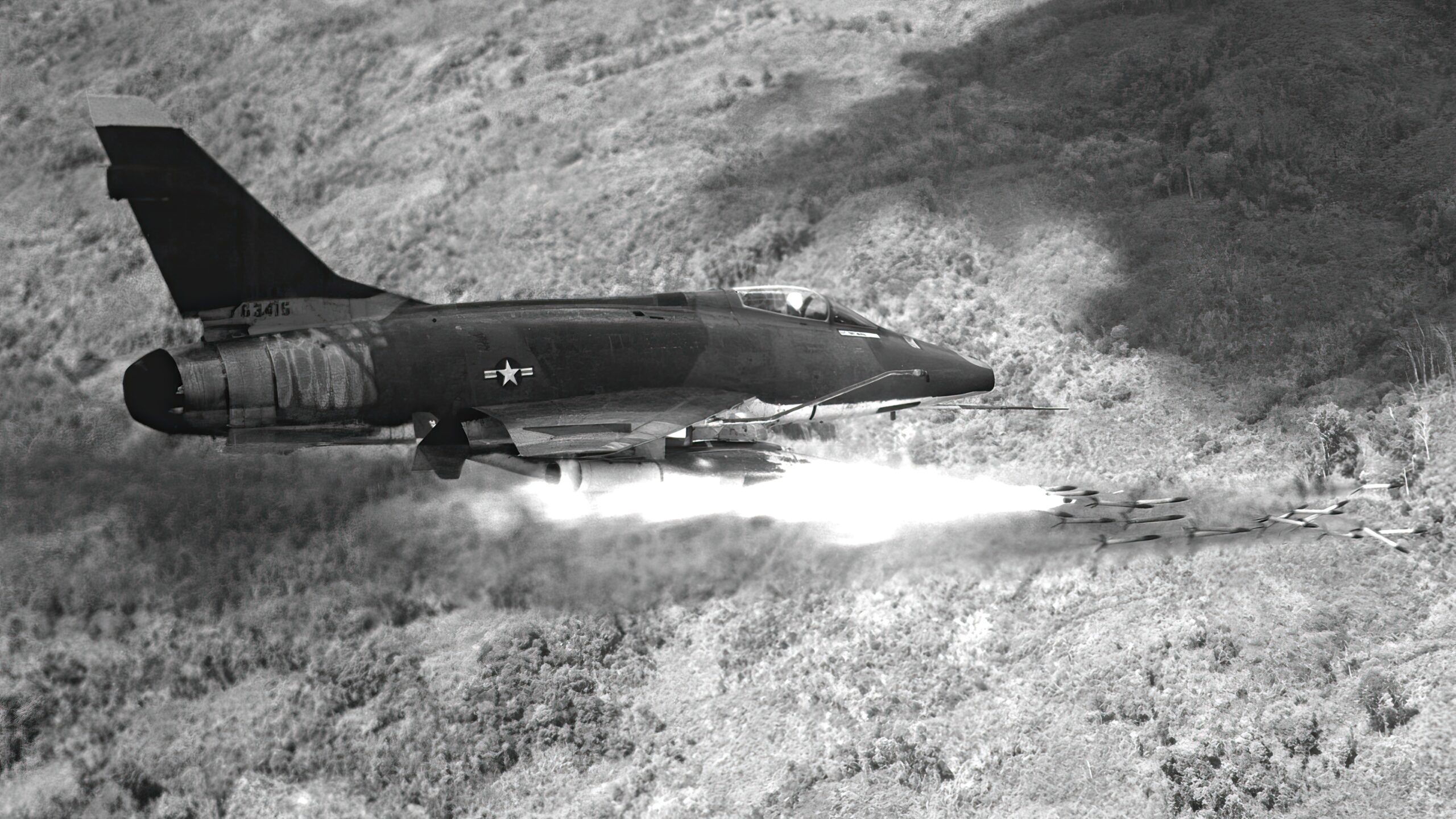 U.S. Air Force North American F-100D-85-NH Super Sabre aircraft 