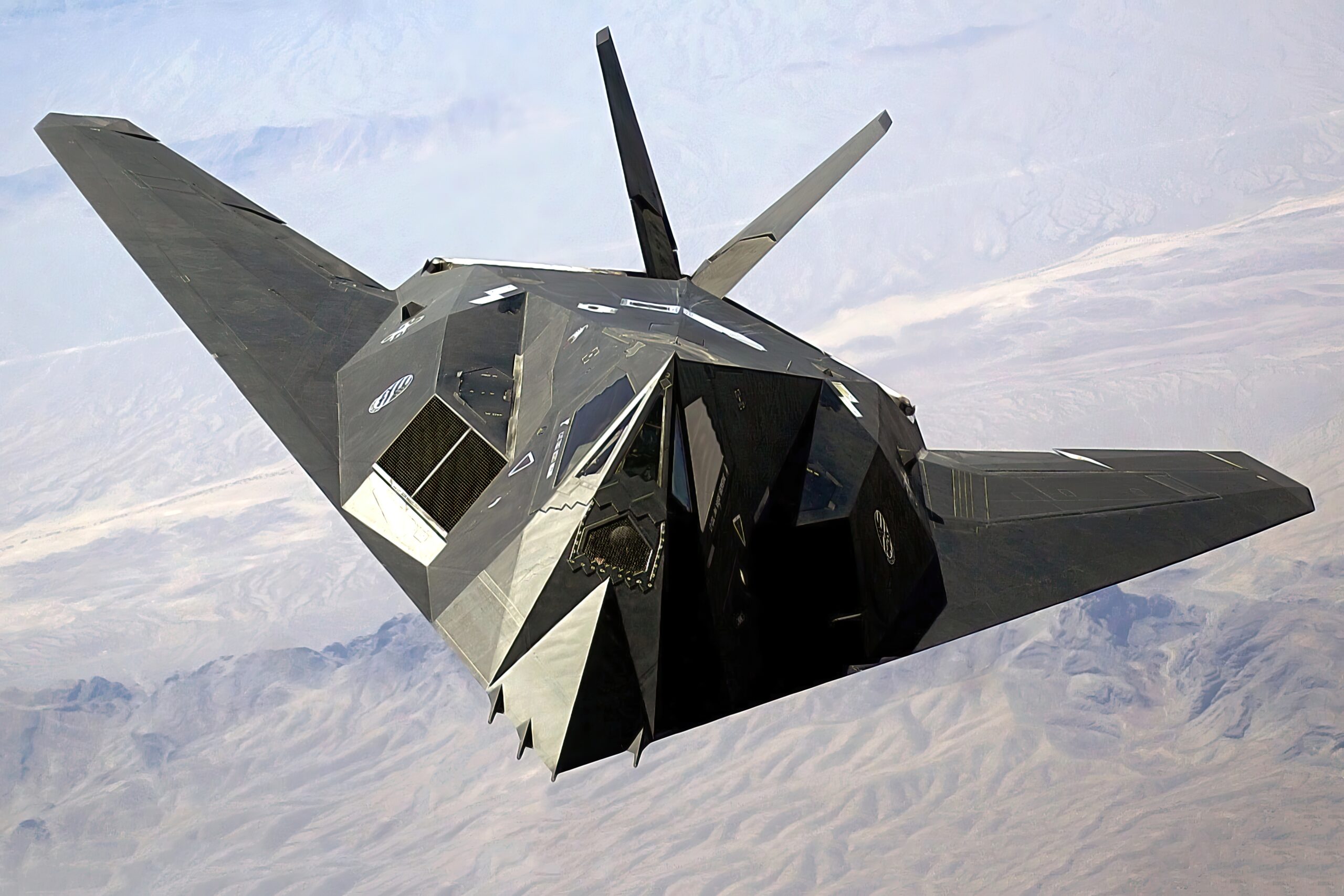 US Air Force (USAF) F-117A Nighthawk Stealth Fighter aircraft