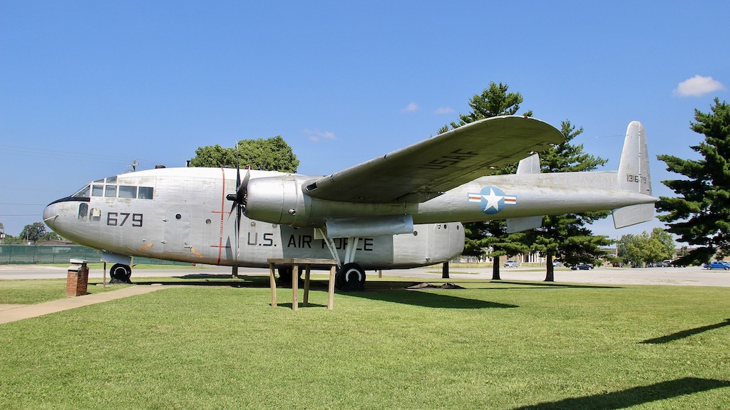Fairchild C-119 Flying Boxcar at Fort Campbell, Kentucky
