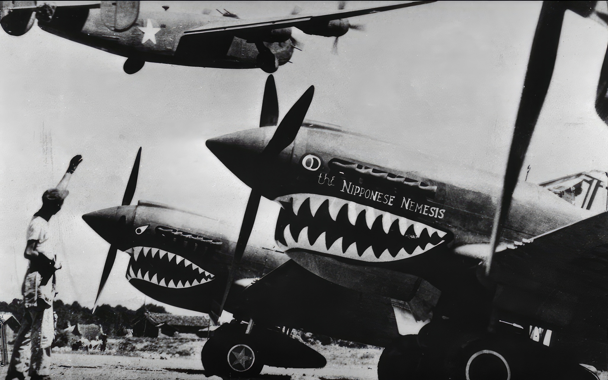 Aircraft of the "Flying Tigers" P-40 warhawks