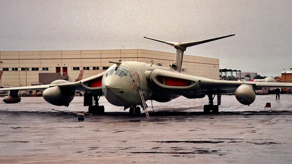 British Royal Air Force BK Mark 2 Victor tanker aircraft