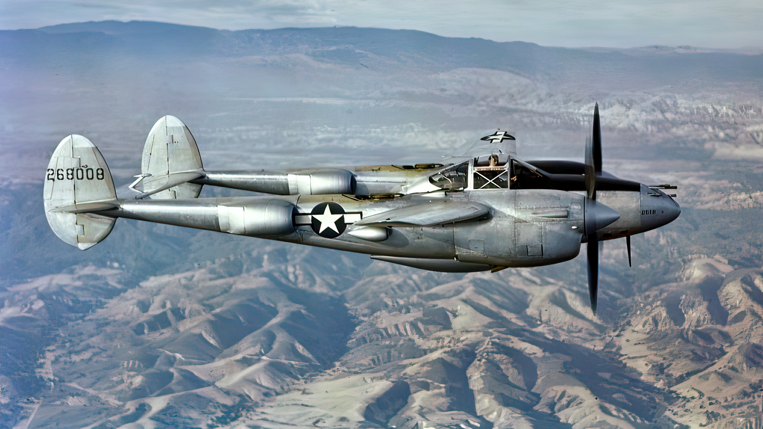Lockheed P-38J 42-68008 ww2