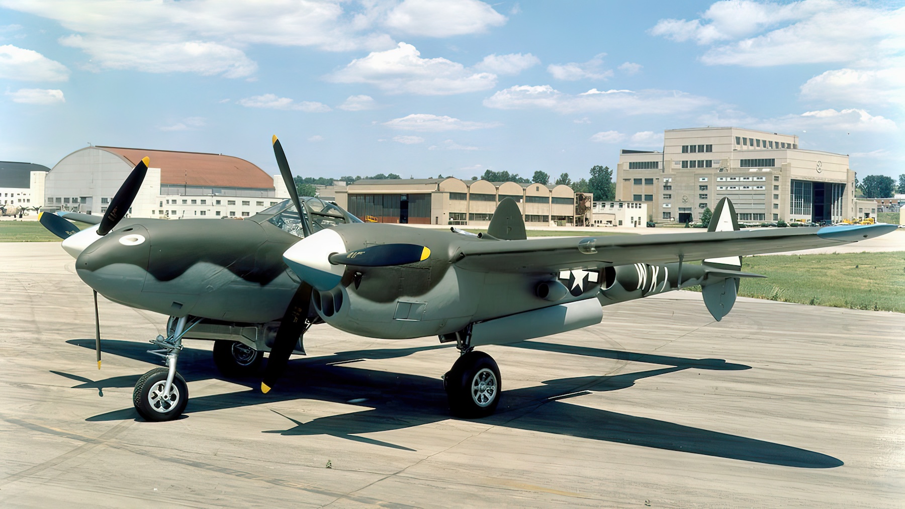 Lockheed P-38L Lightning at the National Museum of the United States Air Force