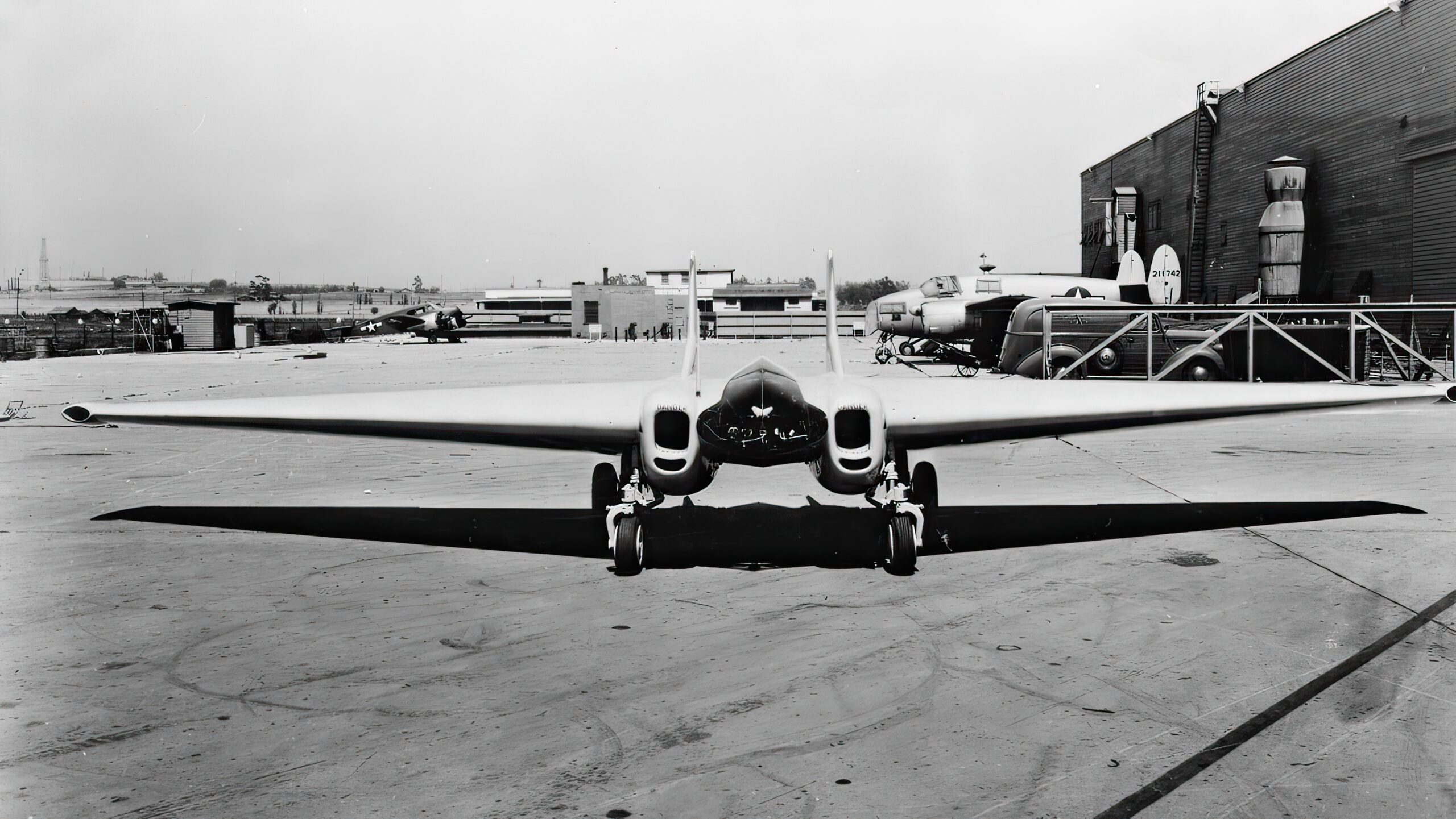 U.S. Army Air Force Northrop XP-79B experimental jet aircraft