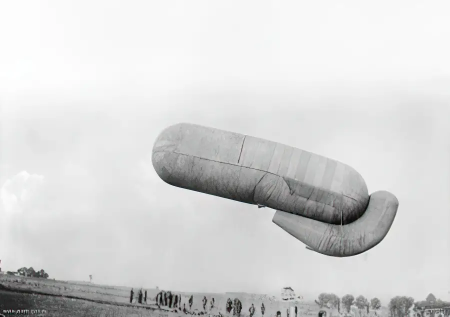 British observation balloon