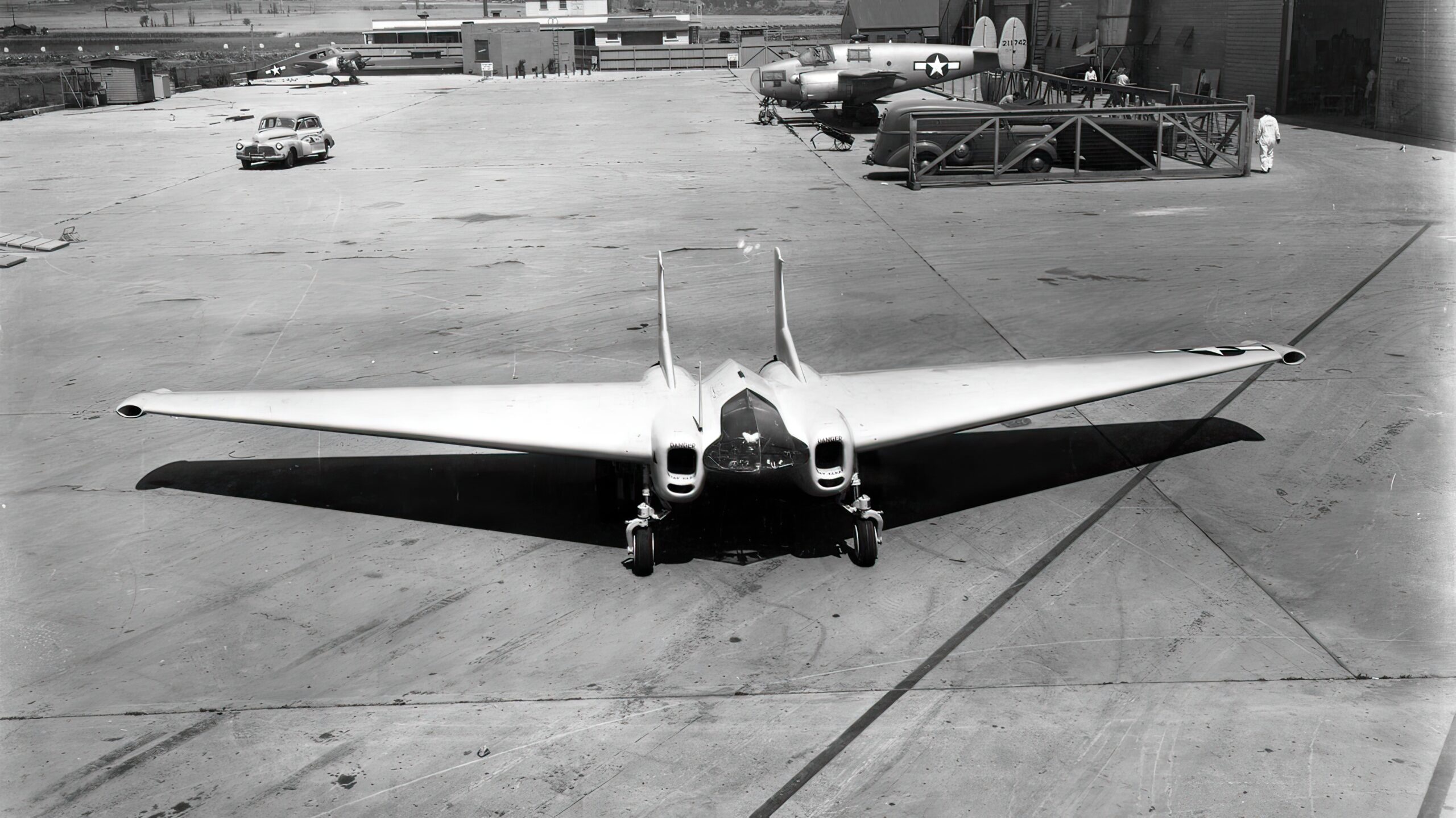U.S. Army Air Force Northrop XP-79B experimental jet aircraft