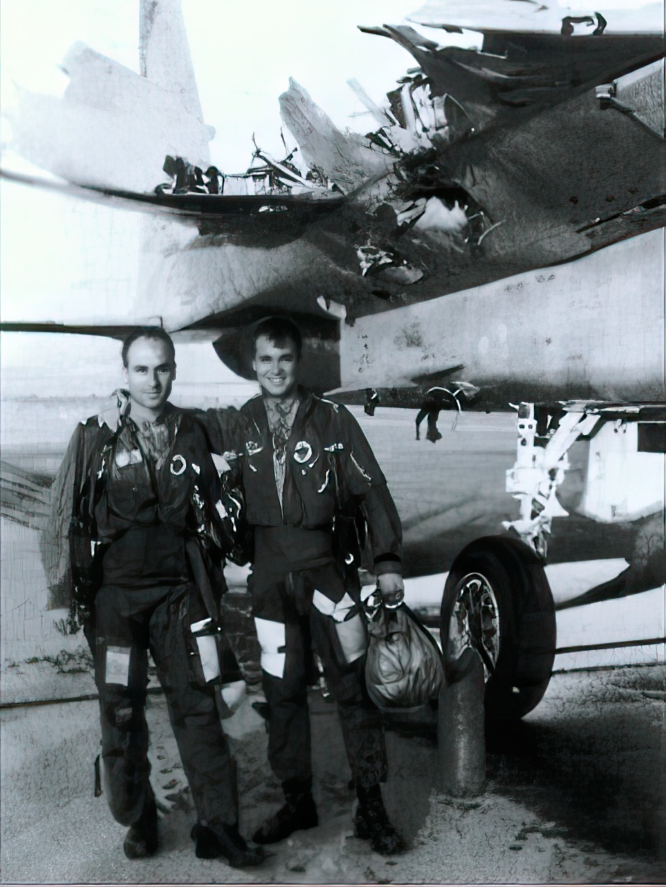 Pilot Ziv Nedivi and instructor Yehoar Gal F-15