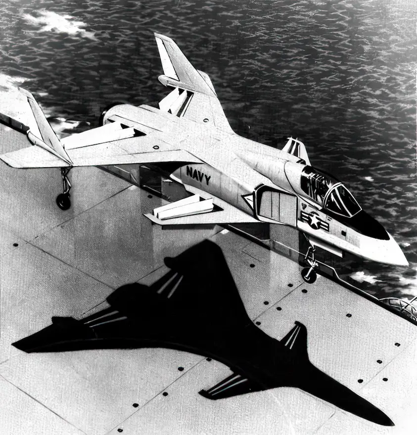 Rockwell XFV-12 was a prototype supersonic US Navy fighter