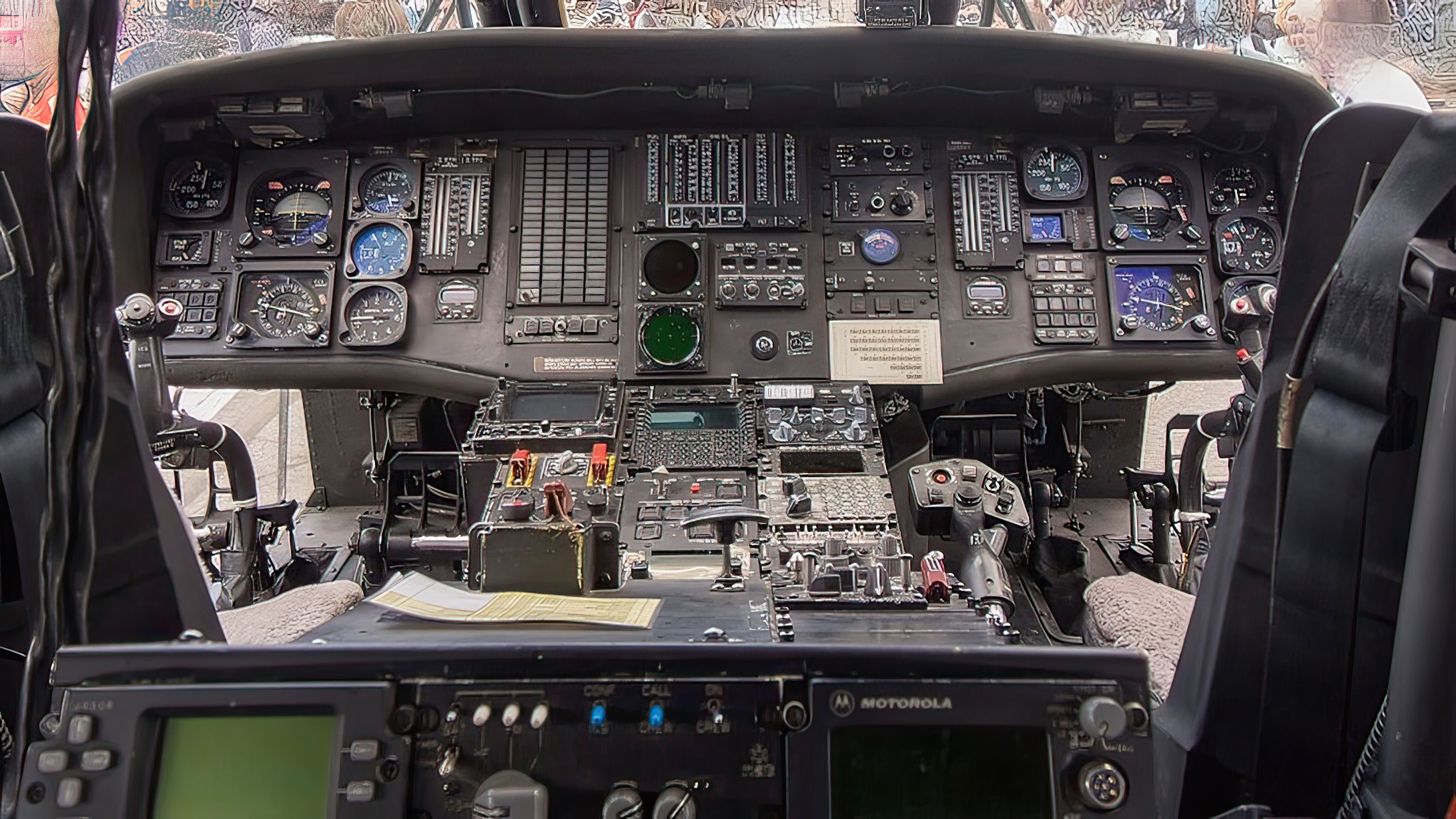 Cockpit of a Sikorsky UH-60 Black Hawk usaf