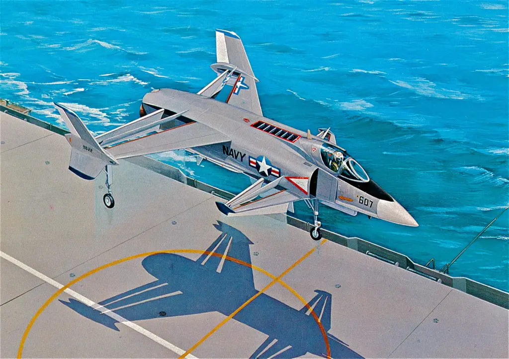 Rockwell XFV-12 was a prototype supersonic US Navy fighter