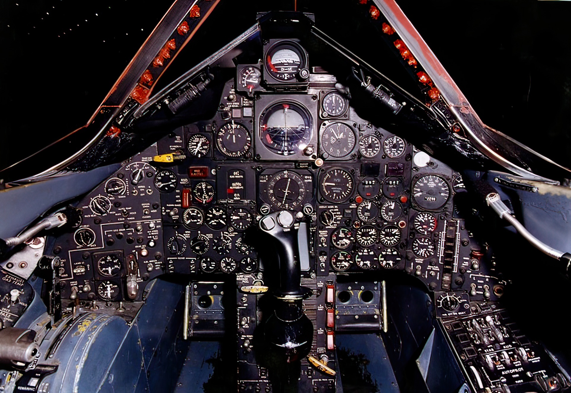 SR-71 cockpit at the museum of the UNited States Air Force, Dayton OH.