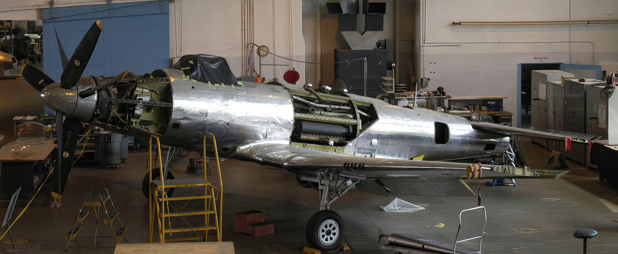 Restoration of the Fisher XP-75A Eagle at The National Museum of the United States Air Force Dayton, OH.