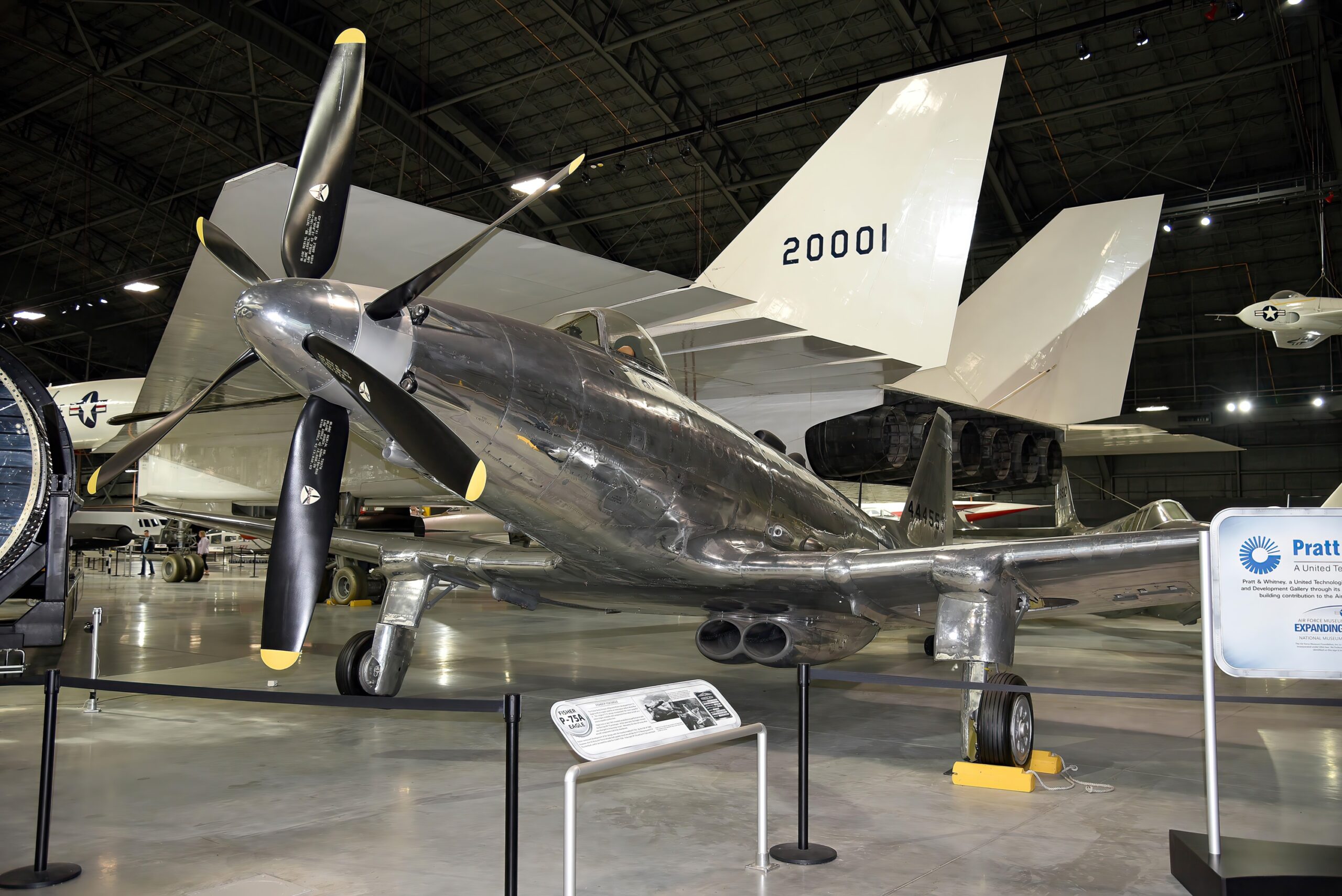 Fisher XP-75A Eagle at The National Museum of the United States Air Force Dayton, OH.