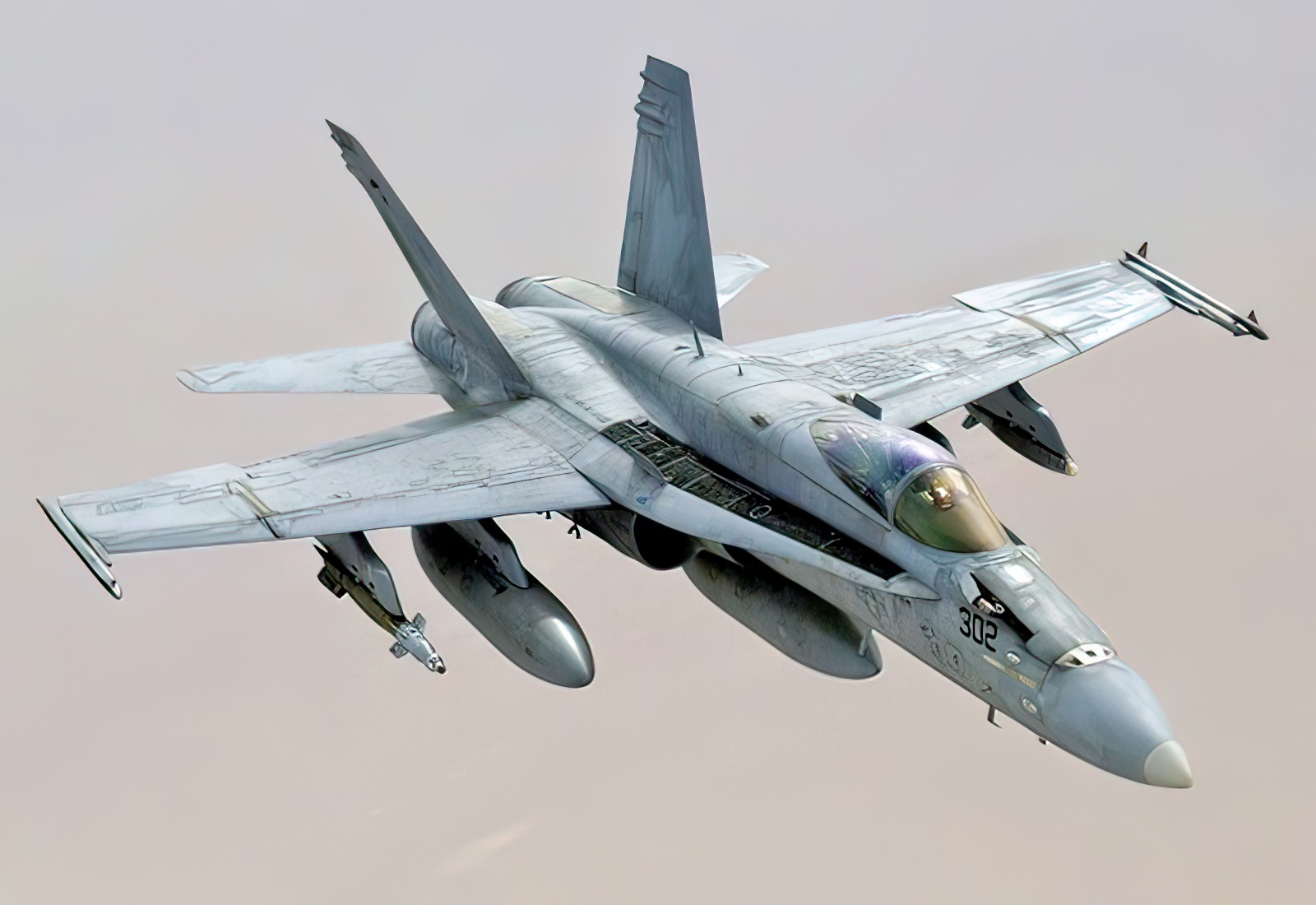 An F/A-18C receives fueling from a 434th Air Refueling KC-135