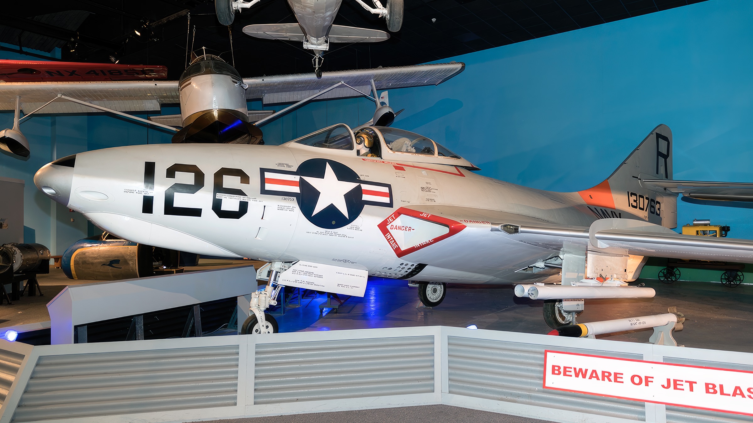 A Grumman F9F-7 Cougar