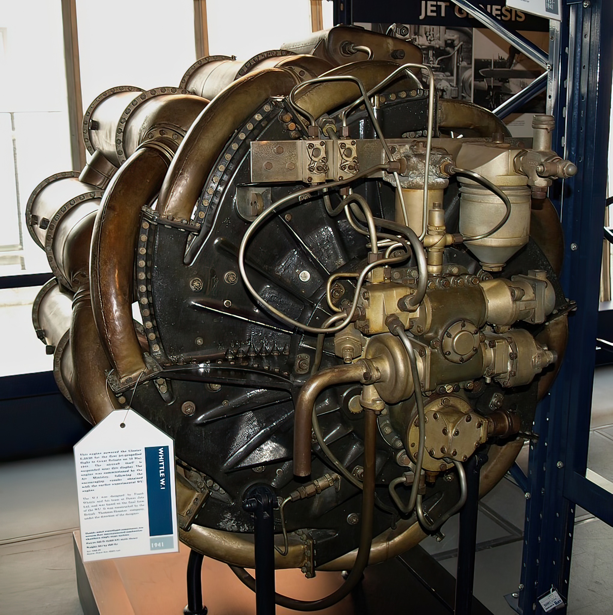 Power Jets W.1 turbojet engine