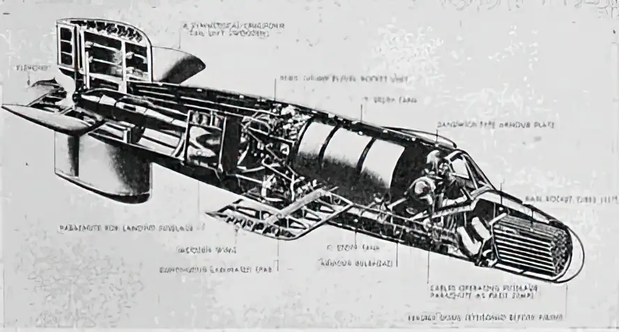 diagram Bachem Ba 349 Natter