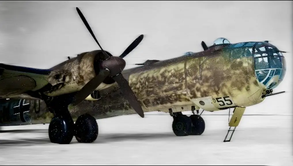 Loading a heavy bomber Heinkel He 177