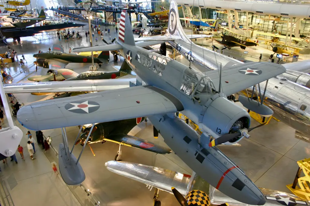 Vought-Sikorsky OS2U-3 Kingfisher museum Hazy Center in Dulles, VA