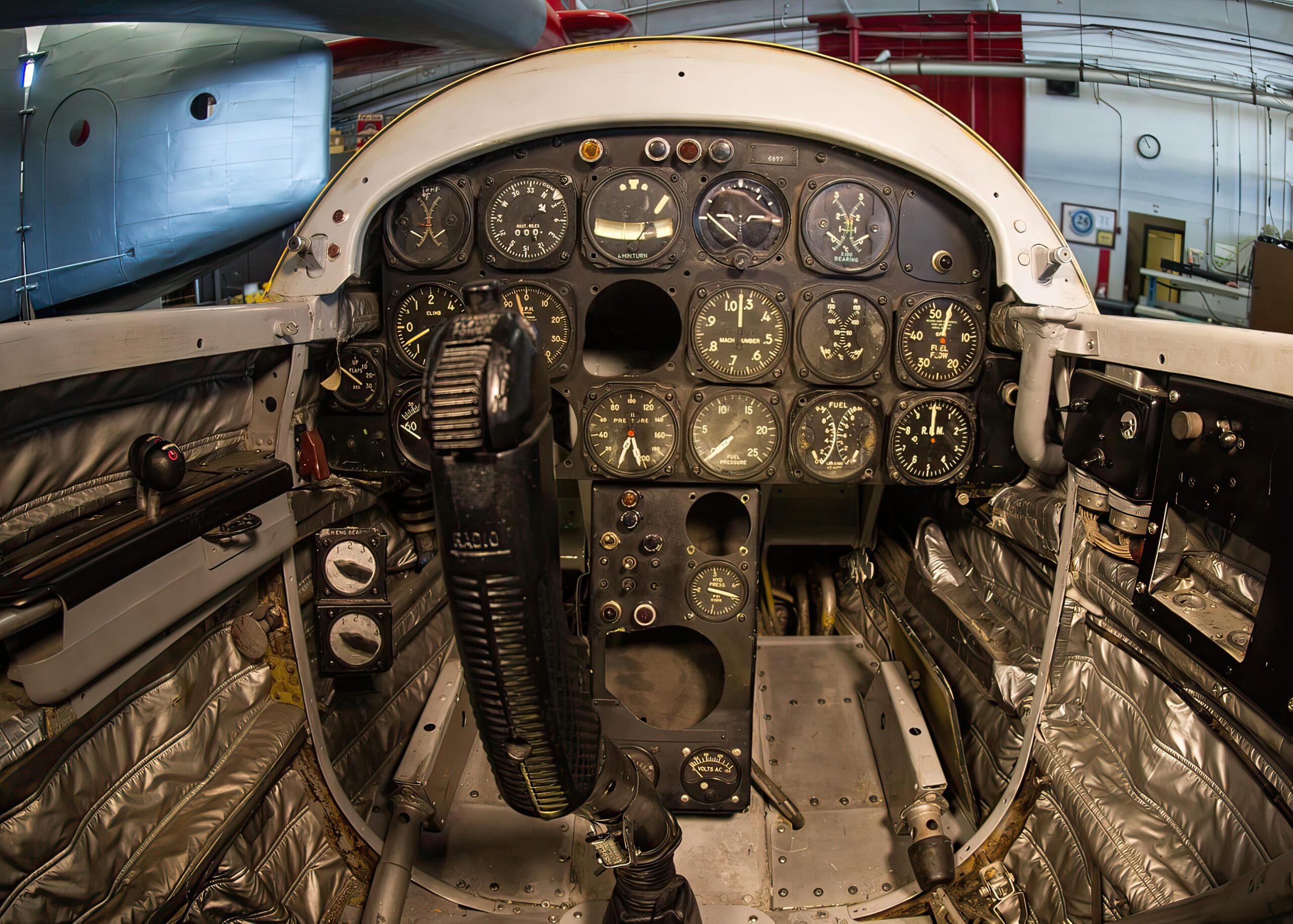 Northrop X-4 cockpit