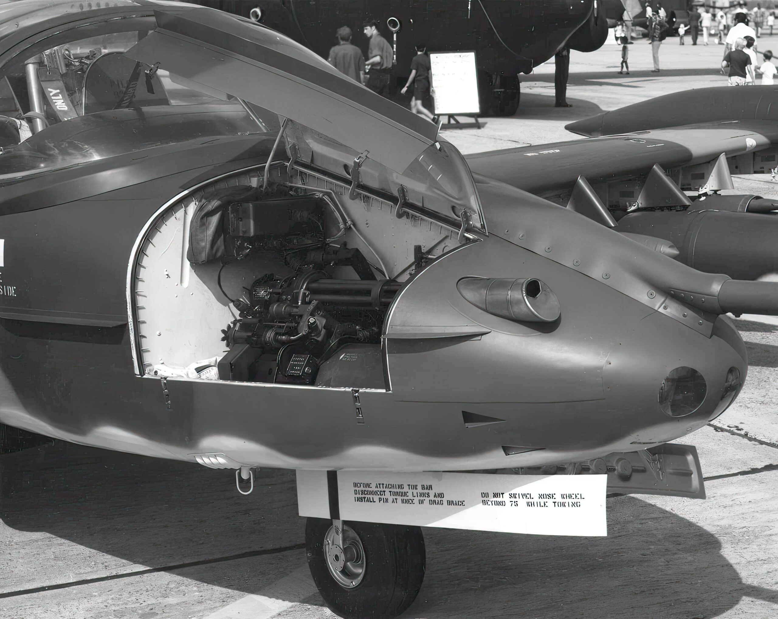 A-37B Minigun in nose compartment