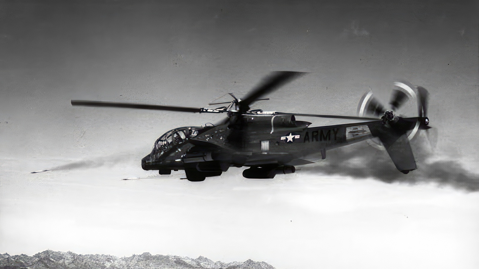 AH-56 Cheyenne Weapons Test