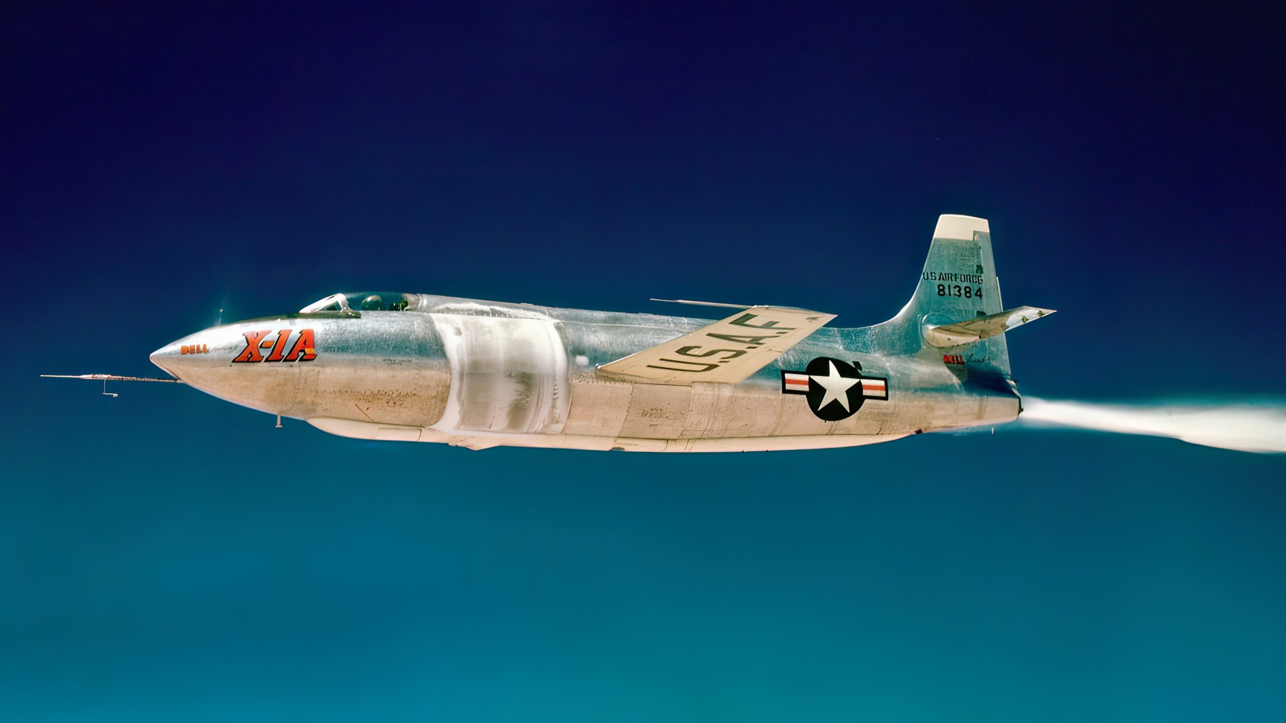 Experimental aircraft Bell X-1A in flight