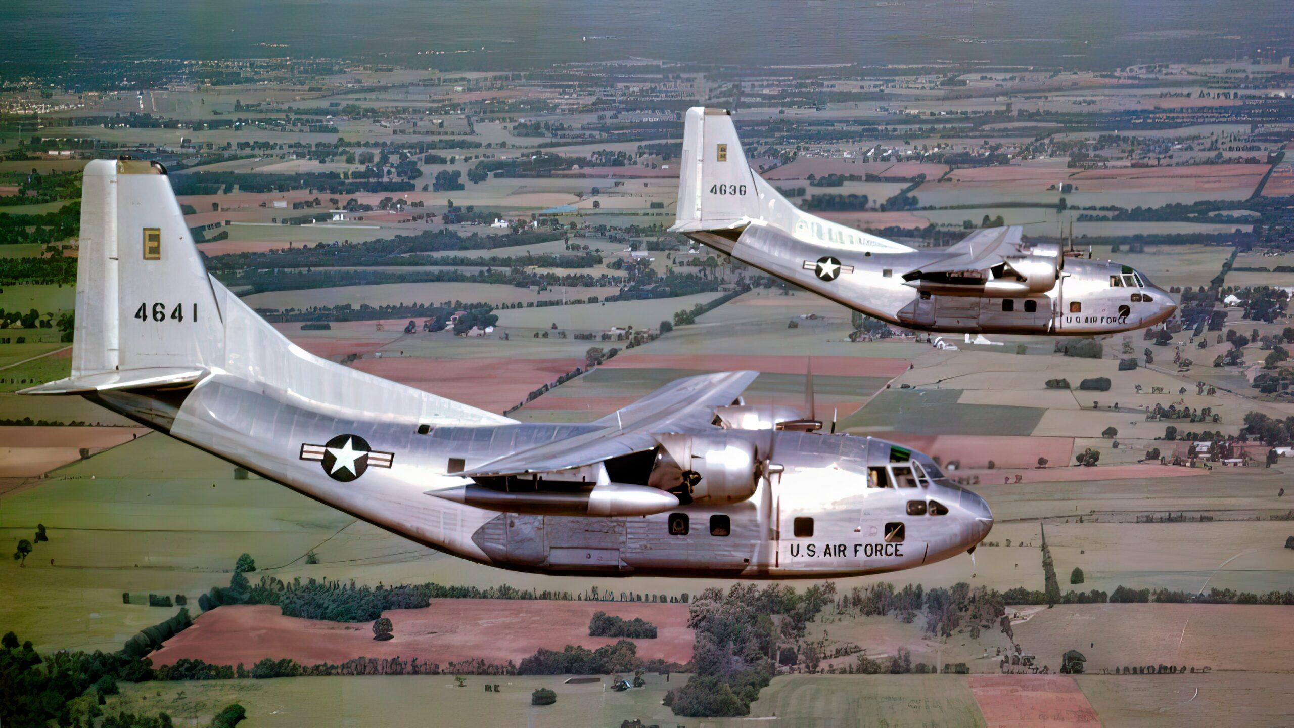 U.S. Air Force Fairchild C-123B-7-FA Provider aircraft