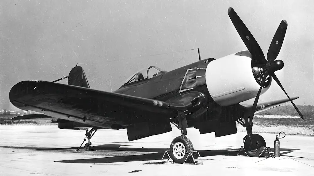 U.S. Navy Goodyear F2G-1 Corsair in 1951