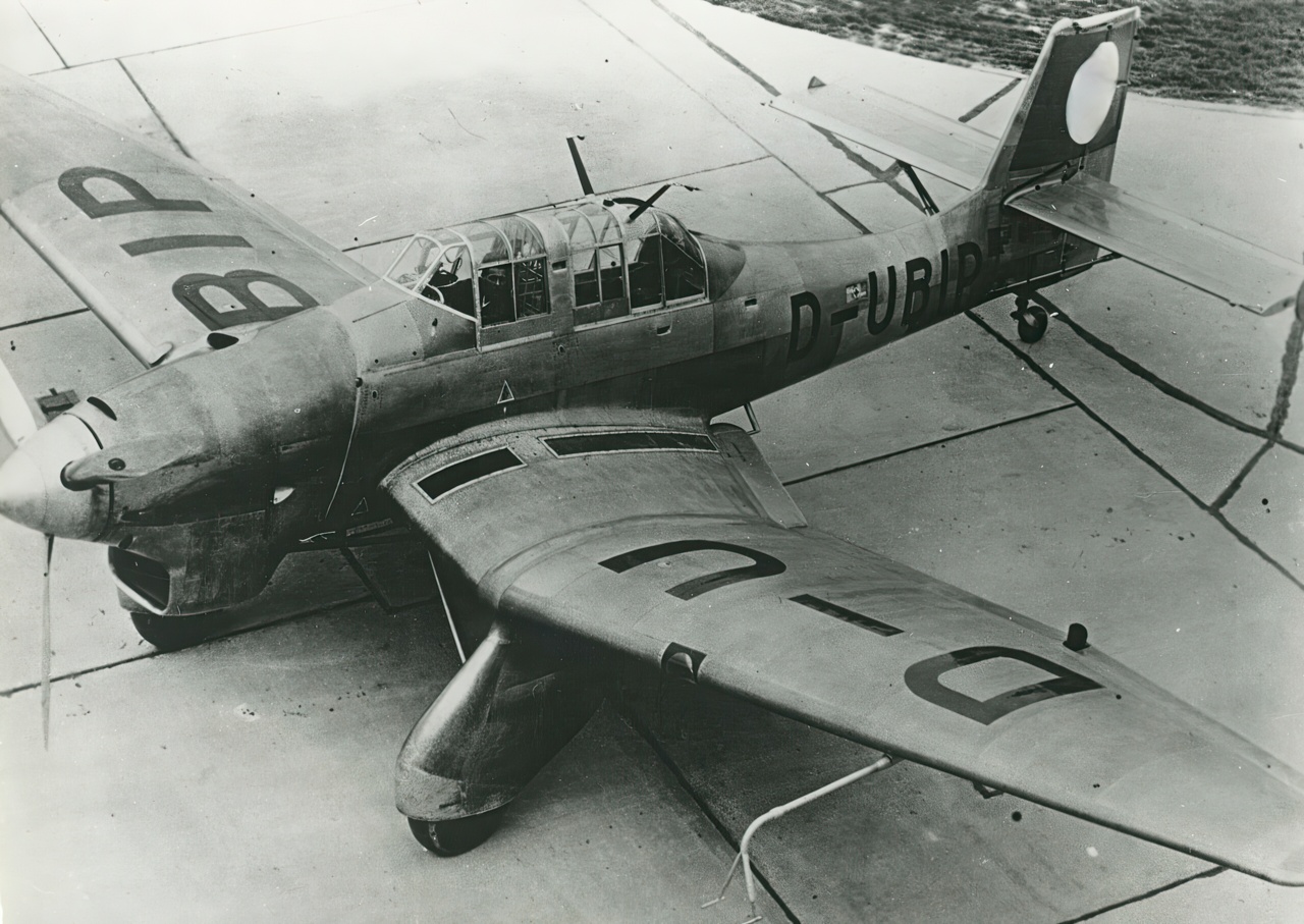 Ju 87 V4 prototype in 1936