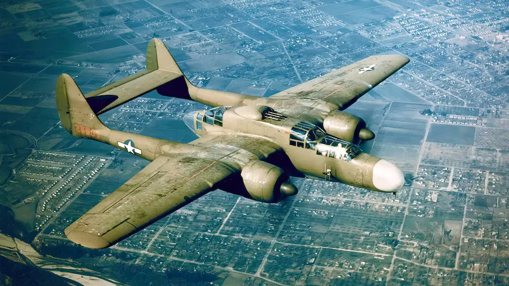 Northrop P-61 Black Widow night fighter